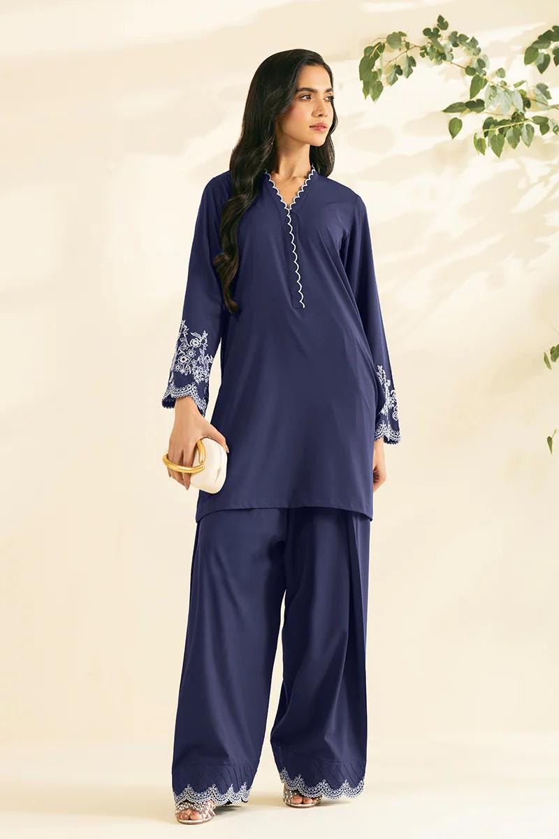 Embroidered Farshi Shalwar Suit - 3 Piece