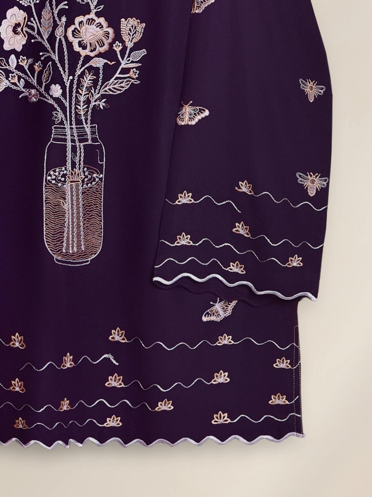 Agha Noor 2 piece - Embroidered Premium Quality Marina Co-ord Set