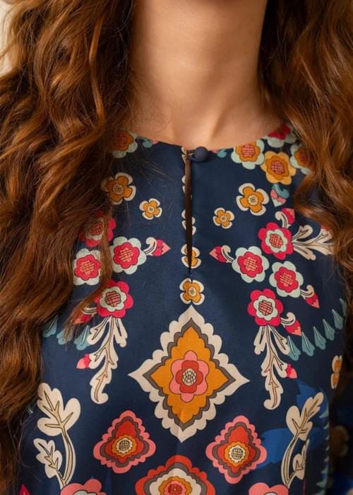 Printed Kaftan with Sleeves - 1 Piece