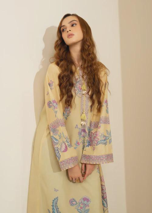 Printed Kaftan with Sleeves - 1 Piece