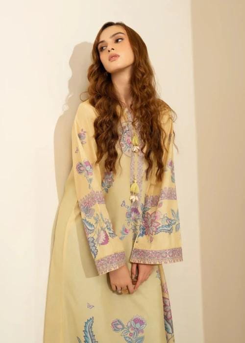 Printed Kaftan with Sleeves - 1 Piece
