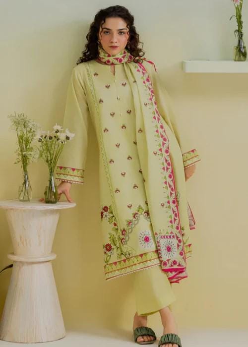 3 Piece Summer Lawn Suit