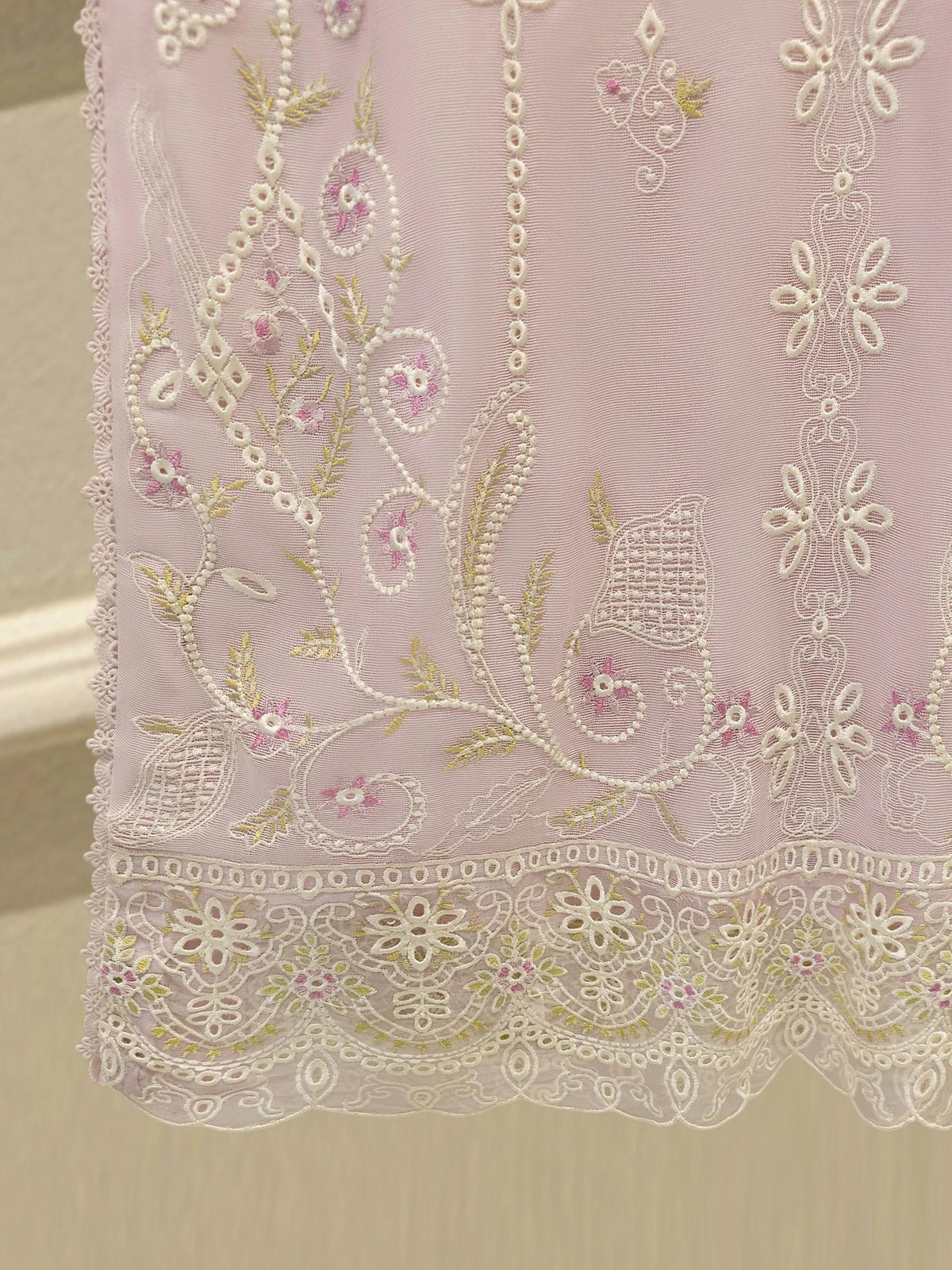 Agha Noor 3-Piece Embroidered Cotton Net Suit - Lilac