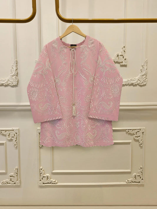 Agha Noor 2 Piece Embroidered Cotton Suit