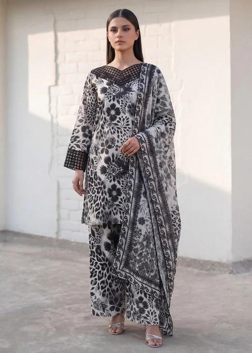 3 piece - Farshi Shalwar Lawn Cotton Suit