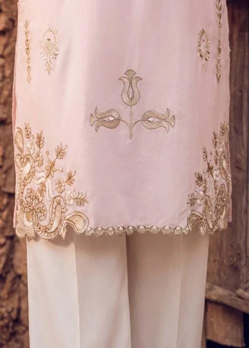 3 Piece Embroidered Lawn Suit - Pink