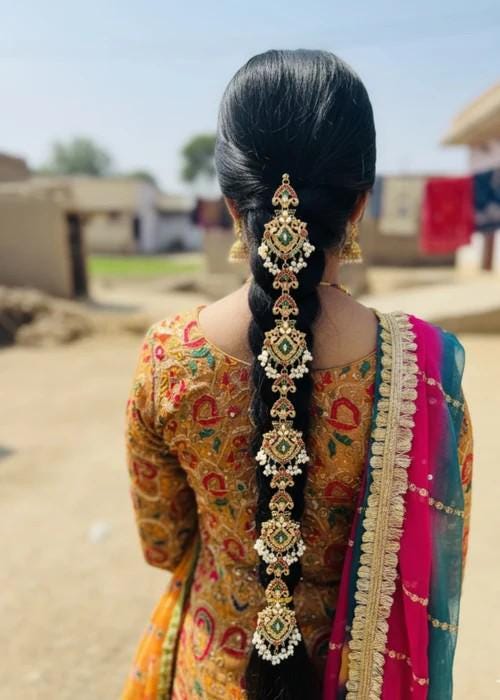Nauratan Handmade Braid Paranda - L
