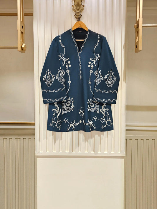 Agha Noor 3 Piece Embroidered Lawn Shalwar Kameez Suit